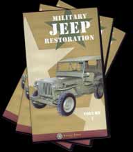 Military jeep restoration video covers
