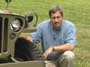 John Seburn with his 1945 Willys MB Jeep